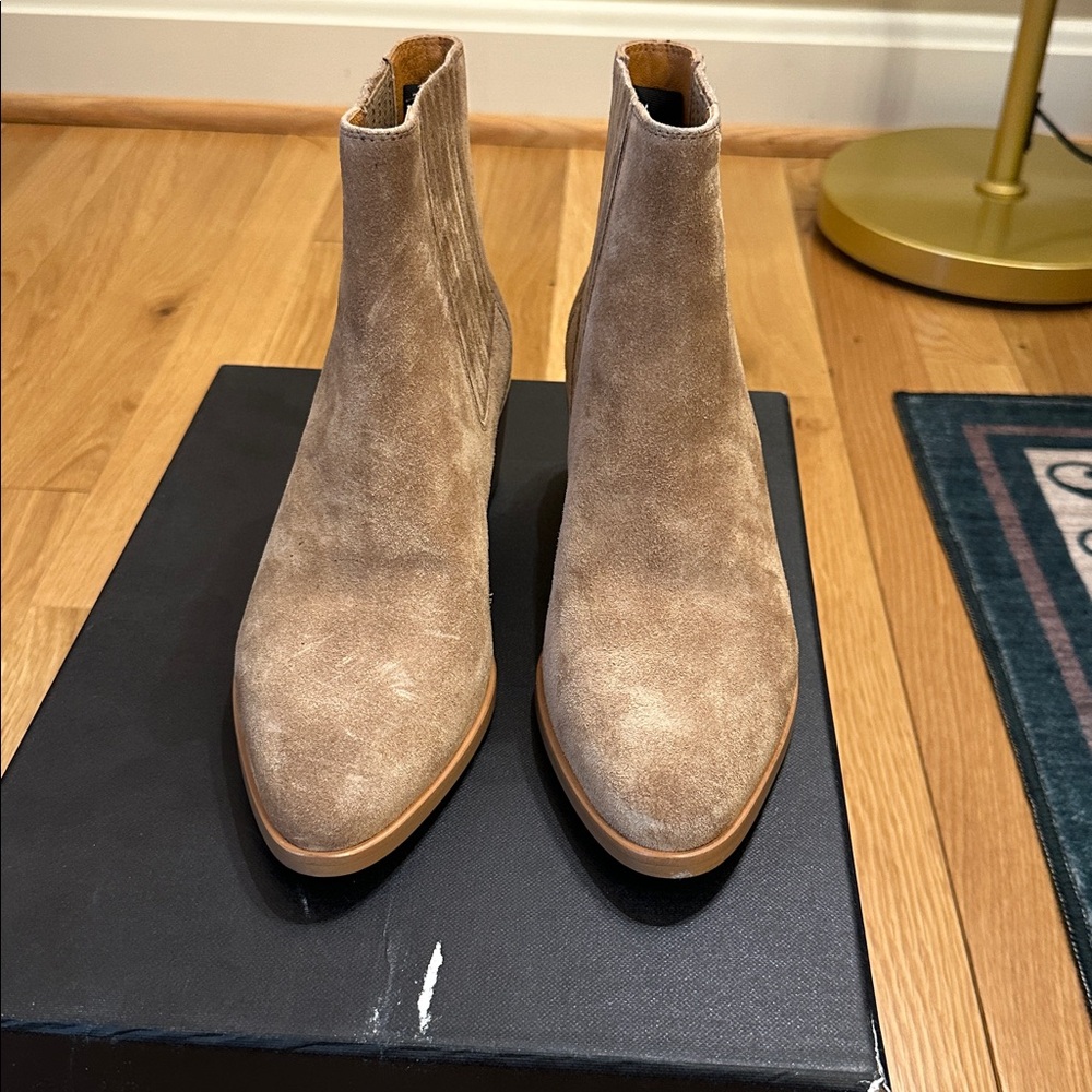 rag & bone Rover Camel Suede Bootie - Picture 9 of 9